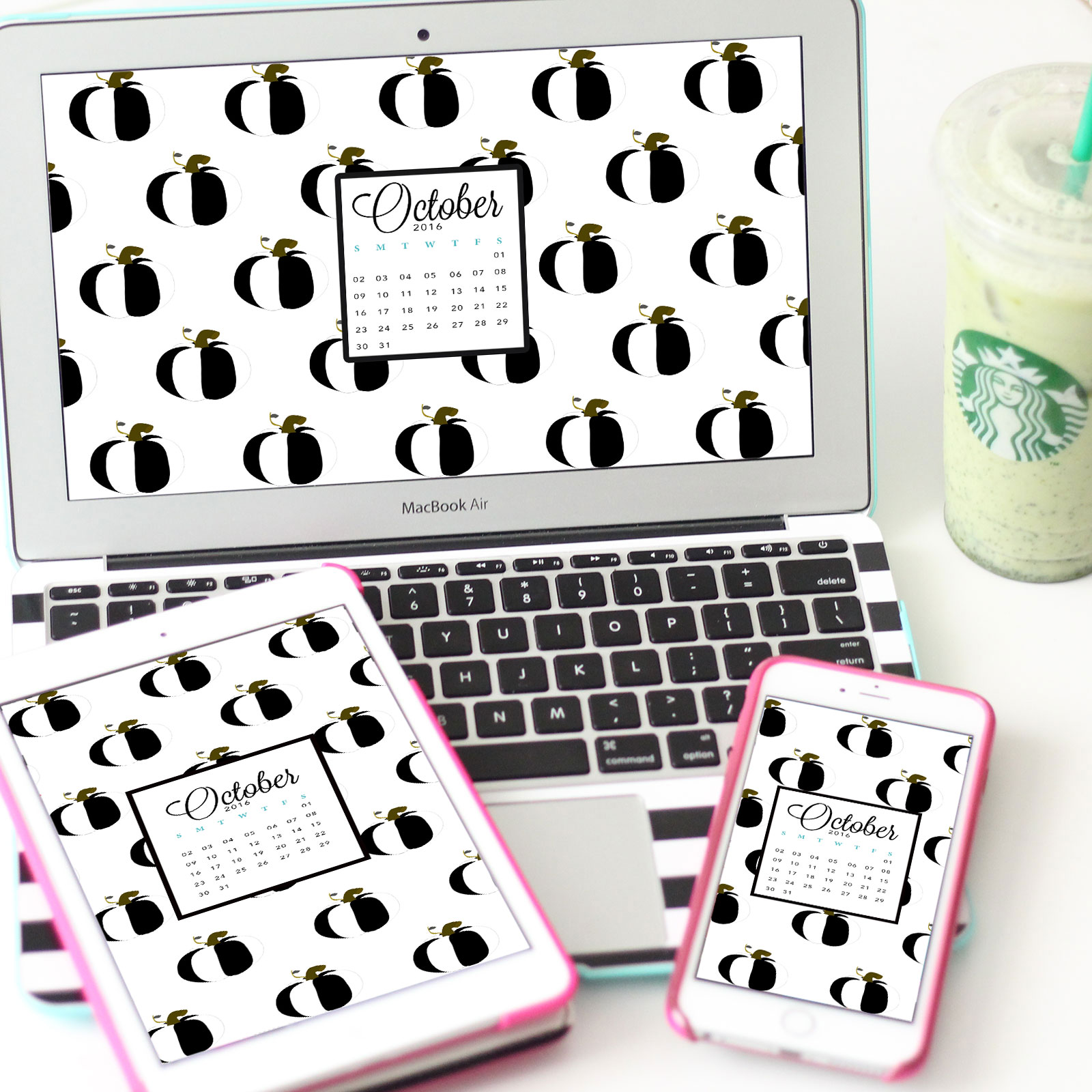 October Tech october-tech-wallpaper-template - The Charmed Shop