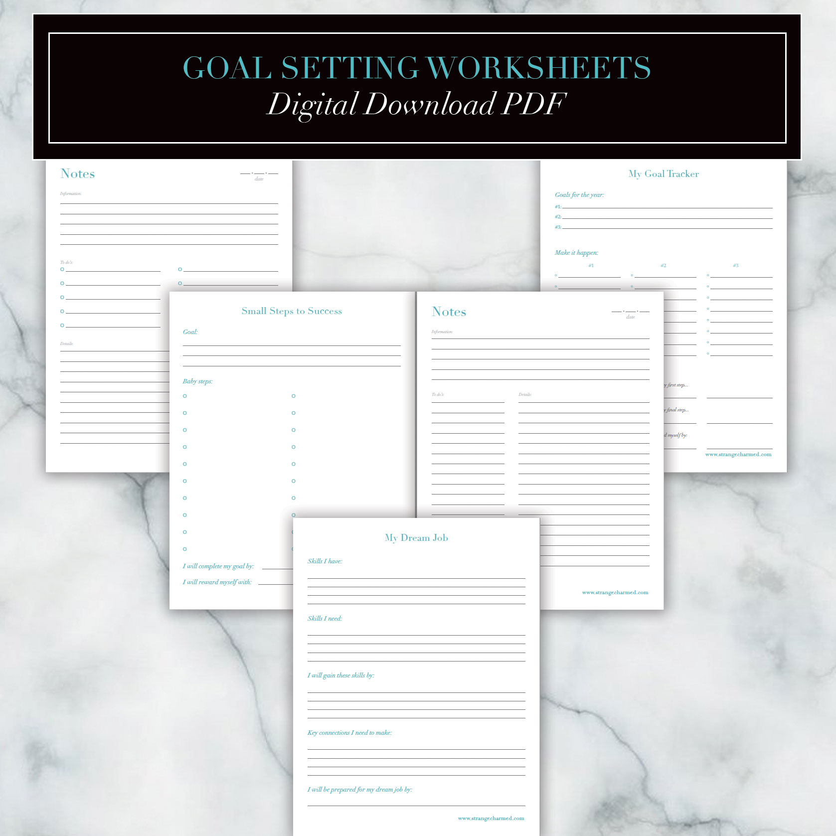 Setting adults for goal worksheets 11 Helpful