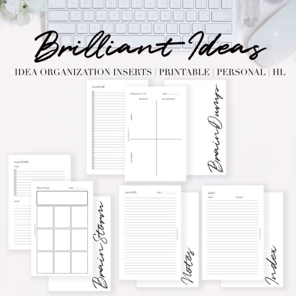 Brilliant Ideas Bundle {Printable PDF}