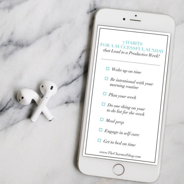 7 Habits for a Successful Week