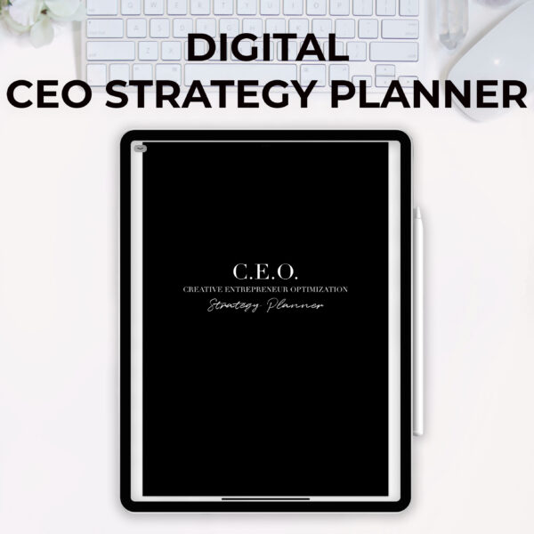 Digital CEO Strategy Planner {PDF Digital Planner}