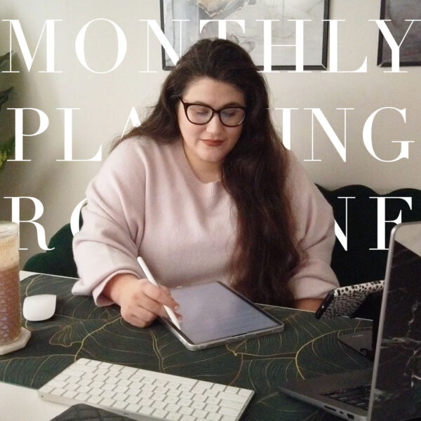 Monthly Functional Planning Routine