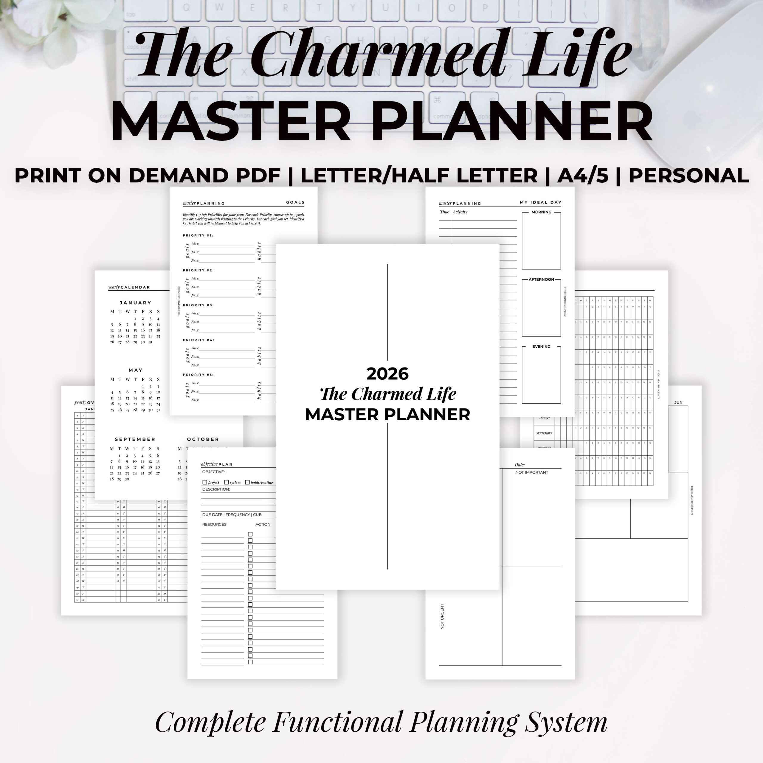 2026 Master Plan System {Printable PDF Planner}