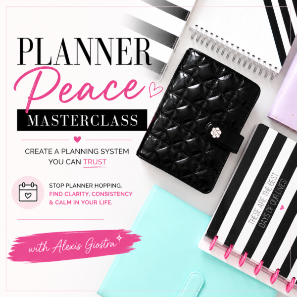 Planner Peace Master Class