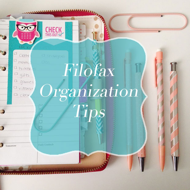Filofax Organization Tips - Strange & Charmed