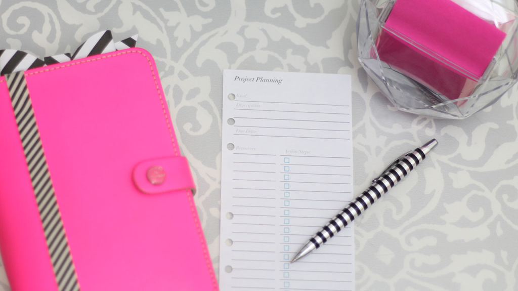 Project Planning & Goal Tracking with a Filofax