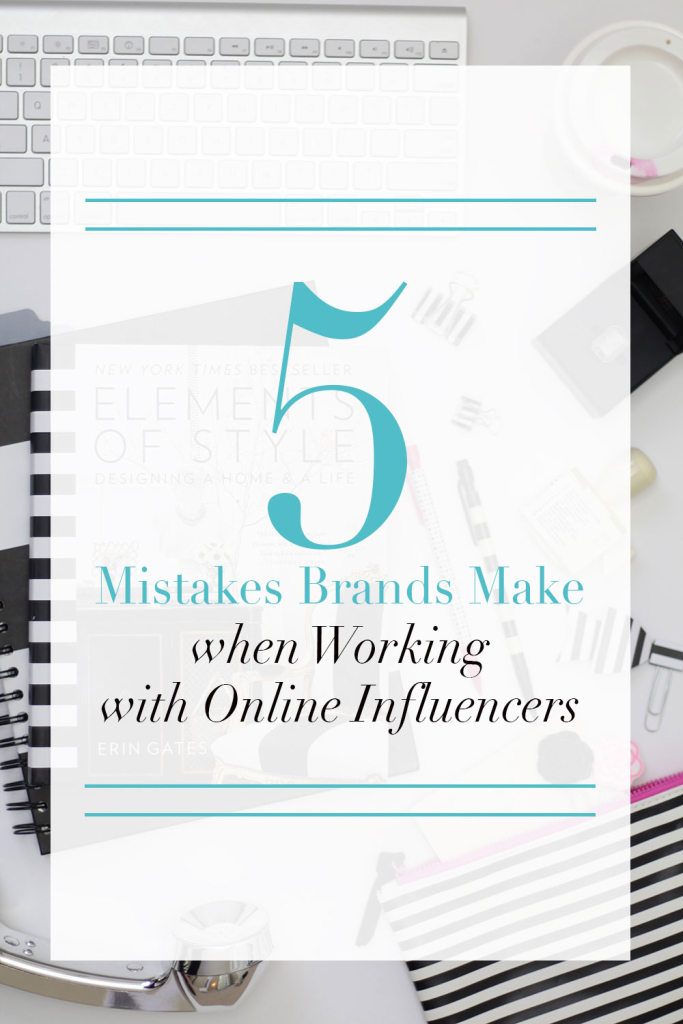 5 Mistake Brands Make when Working with Online Influencers