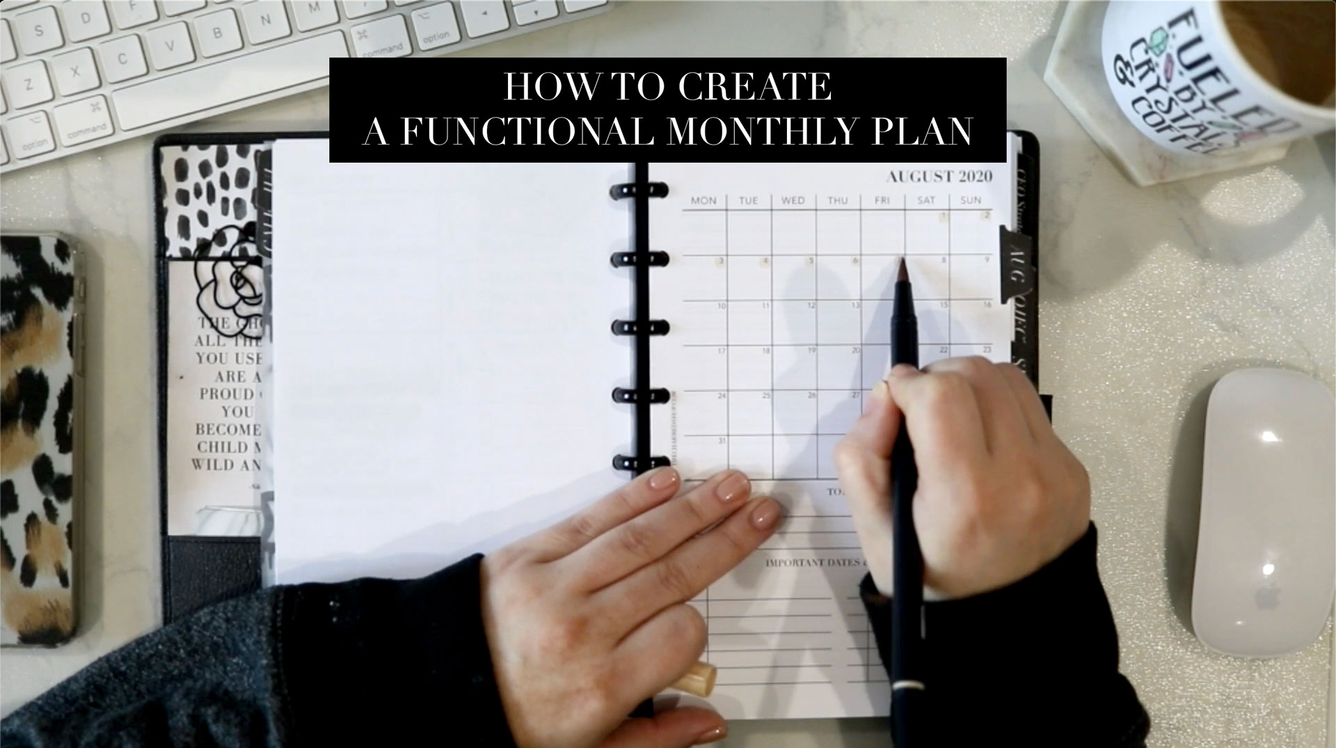 How to Create a Functional Monthly Plan - Strange & Charmed